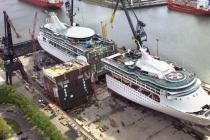 Enchantment Of The Seas drydock refurbishment / lengthening