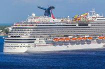 Carnival Magic cruise ship docks at Dubrovnik Croatia after weeks at sea