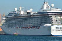 Oceania Riviera cruise ship arrives in Eastport ME for cold lay-up