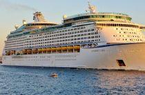 RCI-Royal Caribbean's ship Explorer OTS houses rescuers working at Miami condo collapse