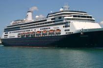 Holland America's ship ms Volendam returns to cruising after 6-month service as a temporary home for ~1,500 refugees