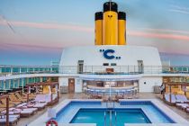 Costa neoRomantica cruise ship (pool deck)