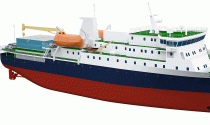 Russian icebreaking ferry cruise ship (Project PV22)