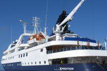 Celebrity Xpedition cruise ship (Galapagos)