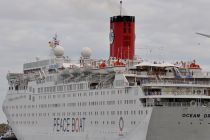 Carnival Tropicale ship (Ocean Dream) arrives in Alang, India to be scrapped