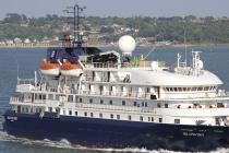 Island Sky is the first cruise ship to visit Scotland since COVID crisis