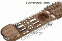 Delfin II Amazon cruise ship (deck 3 plan raster)