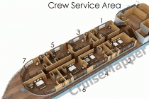 Delfin II Amazon cruise ship (deck 1 plan raster)